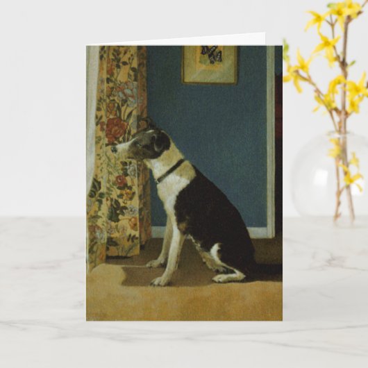 Hond Kaart (Gele Bloem)