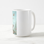 Hond kalm geworden koffiemok (Voorkant rechts)