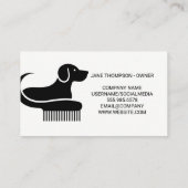 Hond Kam Logo | Poot Visitekaartje (Achterkant)