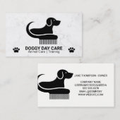 Hond Kam Logo | Poot Visitekaartje (Voorkant / Achterkant)