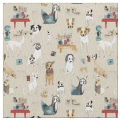 Hond kappertjes: grillige hond stof (Close Up)