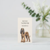 Hond kapster visitekaartje (Staand voorkant)