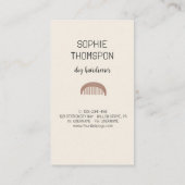 Hond kapster visitekaartje (Achterkant)