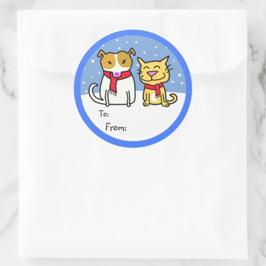 Hond & Kat Cadeau Labels (Tas)