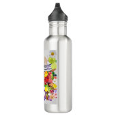 Hond, kat en vruchten en bloemen waterfles  (Rechts)