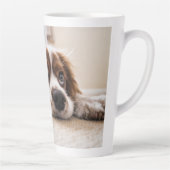Hond Kat Foto Cadeau Latte Mok (Rechts)