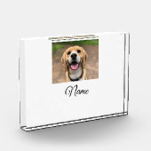 Hond kat foto voeg huisdier naam cu aangepaste gep (Links)