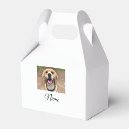 Hond kat foto voeg huisdier naam cu aangepaste gep bedankdoosjes