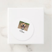 Hond kat foto voeg huisdier naam cu aangepaste gep bedankjes labels (In situ)