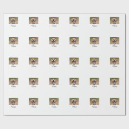 Hond kat foto voeg huisdier naam cu aangepaste gep cadeaupapier