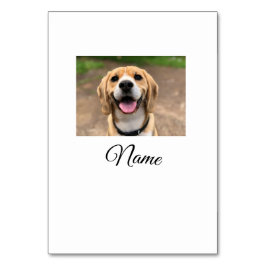 Hond kat foto voeg huisdier naam cu aangepaste gep kaart