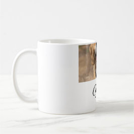 Hond kat foto voeg huisdier naam cu aangepaste gep koffiemok