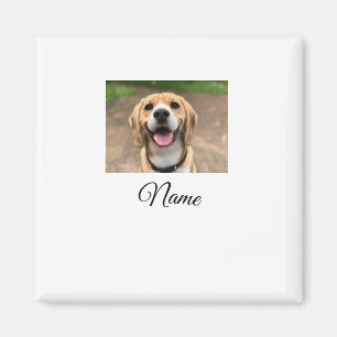 Hond kat foto voeg huisdier naam cu aangepaste gep magneet