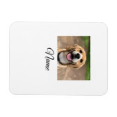 Hond kat foto voeg huisdier naam cu aangepaste gep magneet (Horizontaal)