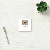 Hond kat foto voeg huisdier naam cu aangepaste gep post-it® notes (Kantoor)
