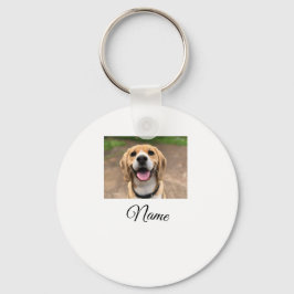 Hond kat foto voeg huisdier naam cu aangepaste gep sleutelhanger