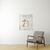 Hond & Kat Geslacht Reveal Wandkleed (In situ)
