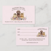 Hond Kat Grooming Petsitter winkel Afspraak Visitekaartje (Voorkant / Achterkant)