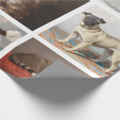 Hond Kat Huisdieren 8 Foto Portret Collage Keepsak Cadeaupapier (Hoek)