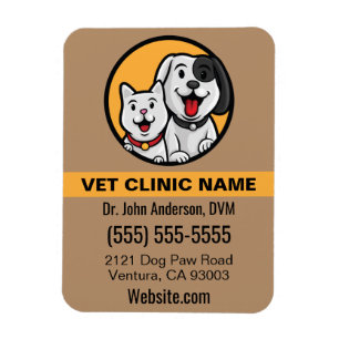 Hond Kat Huisdieren Foto Magneet