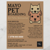 Hond & Kat, Huisvesting Reclame Flyer (Voorkant)