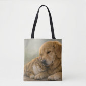 Hond & Kat Knuffel All‑Over‑Print Tote Tas (Voorkant)