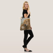 Hond & Kat Knuffel All‑Over‑Print Tote Tas (Op model)