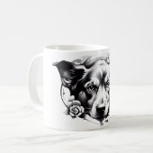 Hond & Kat Koffie Mok Design (Voorkant links)