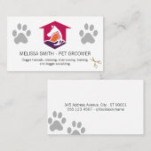 Hond Kat Thuis Logo | Hondenpoten Visitekaartje (Voorkant / Achterkant)