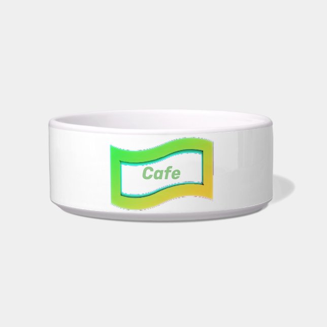 HOND KAT VOEDSEL KOM KERAMISCHE ART & DESIGN (Voorkant)