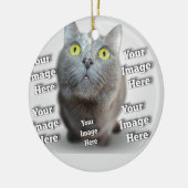 Hond Kat Vogel Fabuleus Geweldige Foto Keramisch Ornament (Links)