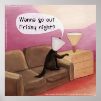 Hond Kegel Dating Grappige Cartoon Poster