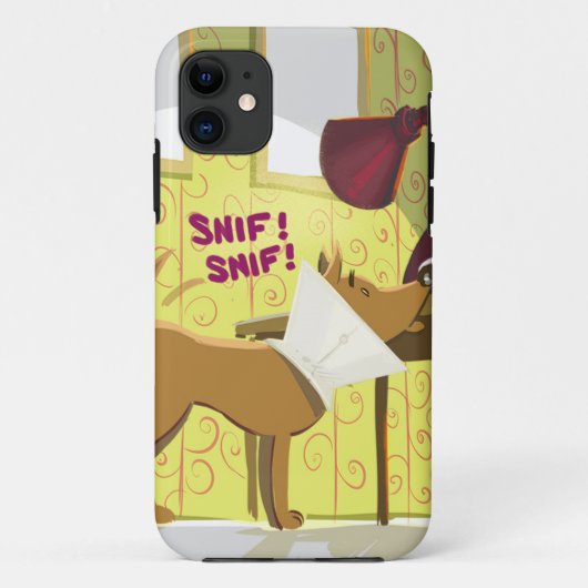 Hond Kegelkop Grappig Case-Mate iPhone Case (Achterkant)
