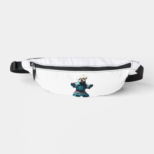 Hond kent karate getransformeerd heuptasje (Voorkant)