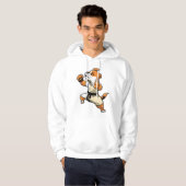 Hond kent karate getransformeerd hoodie (Voorkant volledig)