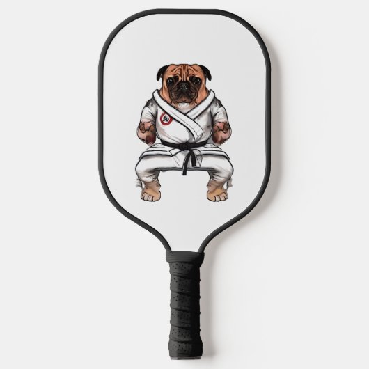 Hond kent Karate Pickleball Paddle (Voorkant)
