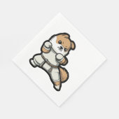 Hond kent Karate Servet (Hoek)