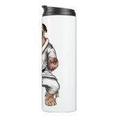 Hond kent Karate Thermosbeker (Geroteerd rechts)