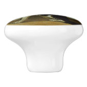 Hond  keramische knop (Zijkant)