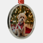Hond Kerst Ornament op Maat | Foto van Huisdier (Rechts)