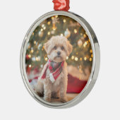 Hond Kerst Ornament op Maat | Foto van Huisdier (Links)