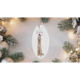 Hond Kerst Ornament Sinterklaas Hoed Foto Cadeau