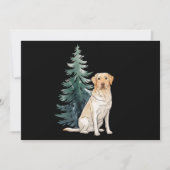 Hond Kerstboom Feest Hond Liefhebber Kerstmis Feestdagenkaart (Voorkant)
