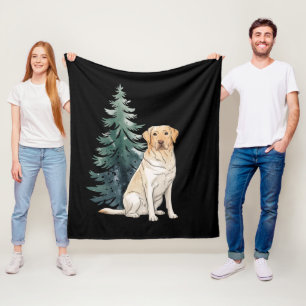Hond Kerstboom Feest Hondenliefhebber Kerstmis Fleece Deken