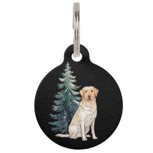 Hond Kerstboom Feest Hondenliefhebber Kerstmis Huisdierpenning
