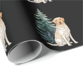 Hond Kerstboom Feestje Hond Liefhebber Kerst Cadeaupapier (Rol Hoek)