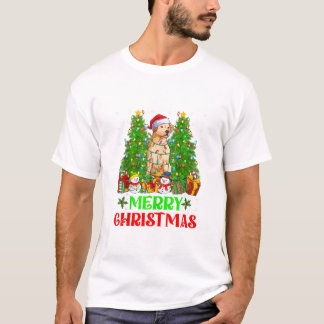 Hond Kerstboom Lights Holiday T-shirt