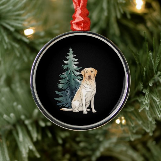 Hond Kerstboom Party Hondenliefhebber Xmas Metalen Ornament (Boom)