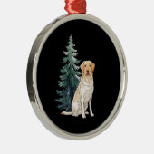 Hond Kerstboom Party Hondenliefhebber Xmas Metalen Ornament (Rechts)