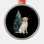 Hond Kerstboom Party Hondenliefhebber Xmas Metalen Ornament (Voorkant)